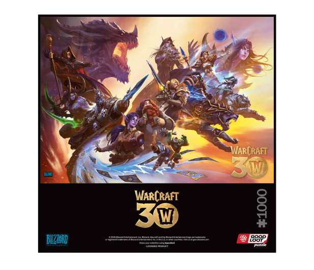 Good Loot Gaming Puzzle: Warcraft 30th Anniversary 1000 elementów - 1352596 - zdjęcie 3